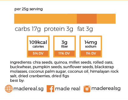 nutrition information